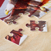 American Patriotic Eagle In Flight Puzzle (Seite)