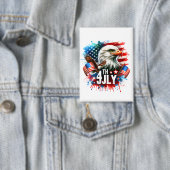 American Patriotic Eagle Sublimation-61905 Button (Insitu)