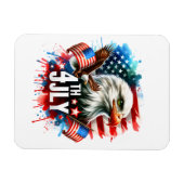American Patriotic Eagle Sublimation-61905 Magnet (Horizontal)