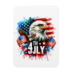 American Patriotic Eagle Sublimation-61905 Magnet