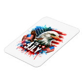 American Patriotic Eagle Sublimation-61905 Magnet (Linke Seite)