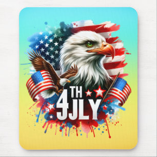 American Patriotic Eagle Sublimation-61905 Mousepad