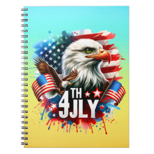 American Patriotic Eagle Sublimation-61905 Notizblock