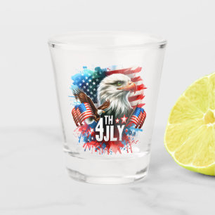 American Patriotic Eagle Sublimation-61905 Schnapsglas