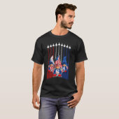 American Patriotic Gnomes USA 4. Juli T-Shirt (Vorne ganz)