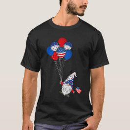 American Patriotic Gnomes USA Flag 4. Juli T-Shirt