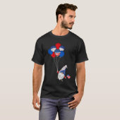 American Patriotic Gnomes USA Flag 4. Juli T-Shirt (Vorne ganz)