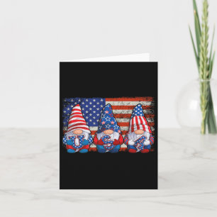 American Patriotic Gnomes Usa Independence Day 4. Karte
