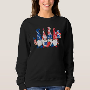 American Patriotic Gnomes Usa Independence Day 4. Sweatshirt
