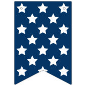 American Patriotic Red White and Blue Wimpelkette (Zweite Fahne)