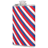 American patriotic Vinyl Wrapped Flask Flachmann (Links)