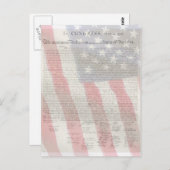 American Patriots Postcard Postkarte (Vorne/Hinten)