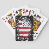 American Peace Flag 1776 American Staat National P Spielkarten (Rückseite)