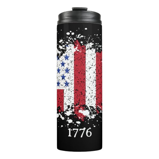 American Peace Flag 1776 American Staat National T Thermosbecher (Vorderseite)