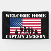 American Personalisiert Army Abschluss Card Banner (Horizontal)