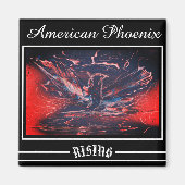American Phoenix Rising Magnet (Vorne)