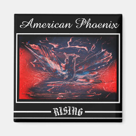 American Phoenix Rising Magnet