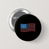 American Pi 4. Juli Mathematik Button (Vorne & Hinten)