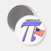 AMERICAN PI (PIE) - MATH-SPASS MAGNET (Vorderseite/Rückseite)