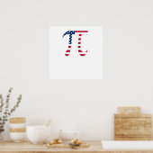 American Pi Poster (Küche)