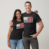 American Pi US Flag Pi Day Infinate Number T-Shirt (Unisex)