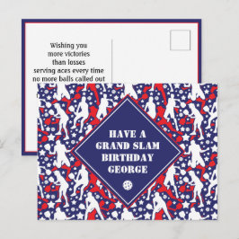 American Pickleball Grand Slam Birthday Postkarte