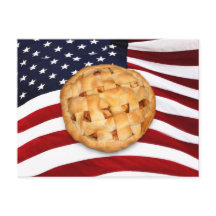 American Pie (Apple Pie mit amerikanischer Flagge)