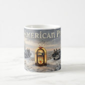 American Pie Nostalgie-Straßenposter Kaffeetasse (Mittel)