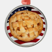 American Pie Silbernes Ornament (Vorne)