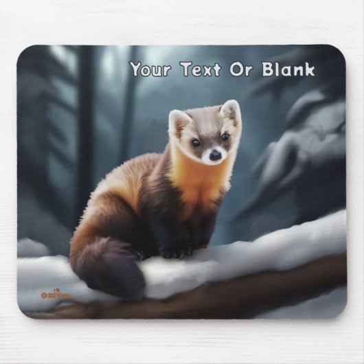 American Pine Marten Mousepad (Vorne)