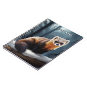 American Pine Marten Notizblock (Linke Seite)