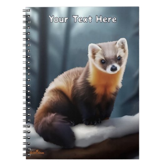 American Pine Marten Notizblock (Vorderseite)