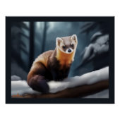 American Pine Marten Poster (Vorderseite)