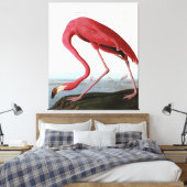 American Pink Flamingo Gift Lover| Sketch Flamingo Leinwanddruck (Insitu (Schlafzimmer))