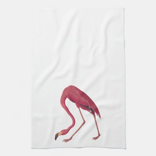 American Pink Flamingo Vintag Art Geschirrtuch (Vertikal)