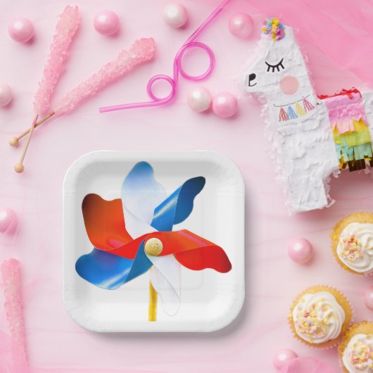 American Pinwheel Pappteller (Party)