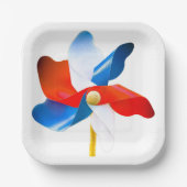 American Pinwheel Pappteller (Vorderseite)