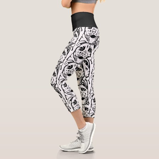American Pit Bull Dog Capri Leggings (Links)