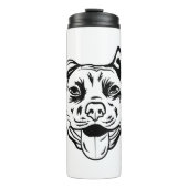 American Pit Bull Dog Thermosbecher (Vorderseite)