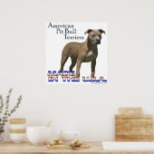 American Pit Bull Terrier (APBT) Poster (Küche)