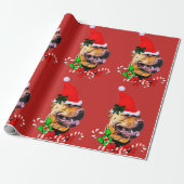 American Pit Bull Terrier Christmas Geschenkpapier (Ungerollt)