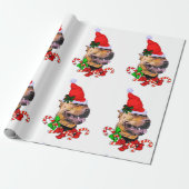 American Pit Bull Terrier Christmas Geschenkpapier (Ungerollt)