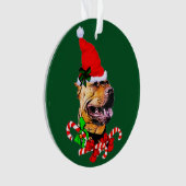American Pit Bull Terrier Christmas Ornament (Vorderseite)