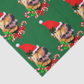 American Pit Bull Terrier Christmas Seidenpapier (Detail)