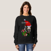 American Pit Bull Terrier Christmas Sweatshirt (Vorne ganz)