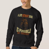 American Pit Bull Terrier Dog Breed Sweatshirt (Vorderseite)