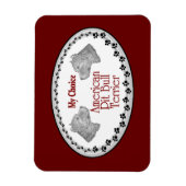 American Pit Bull Terrier Dog Magnet (Vertikal)