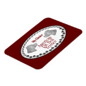 American Pit Bull Terrier Dog Magnet (Linke Seite)