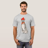 American Pit Bull Terrier Funny Christmas Dog T-Shirt (Vorne ganz)