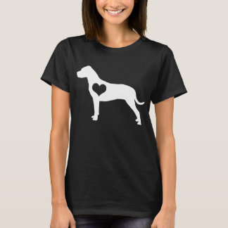 American Pit Bull Terrier Heart Dark T - Shirt